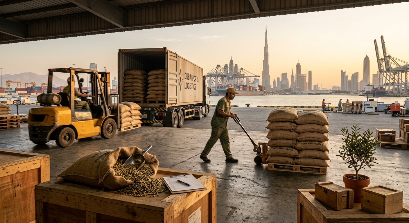 Coffee supply and logistics